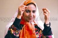 فاطمه صامتی در نمایی از فیلم « مردی شبیه باران»