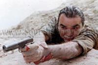 رضا صفایی پور در نمایی از فیلم سحرگاه پیروزی